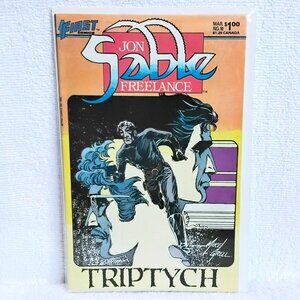 NM/M 1984 Jon Sable Freelance No. 10 Triptych Comic Book by First Comics!!